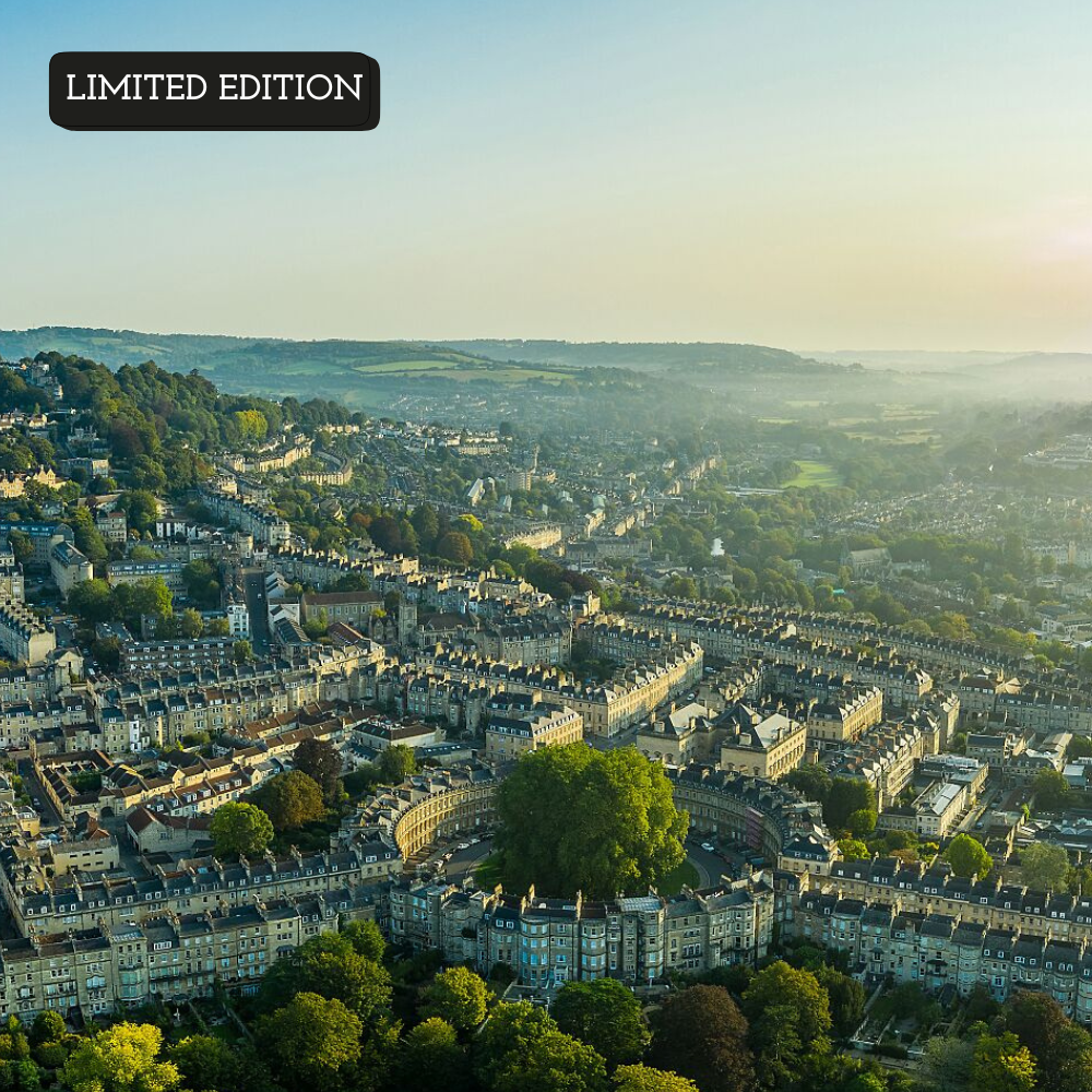 Prints of Bath | The Circus Autumn Sunrise - Limited Edition A0, A1 & A2