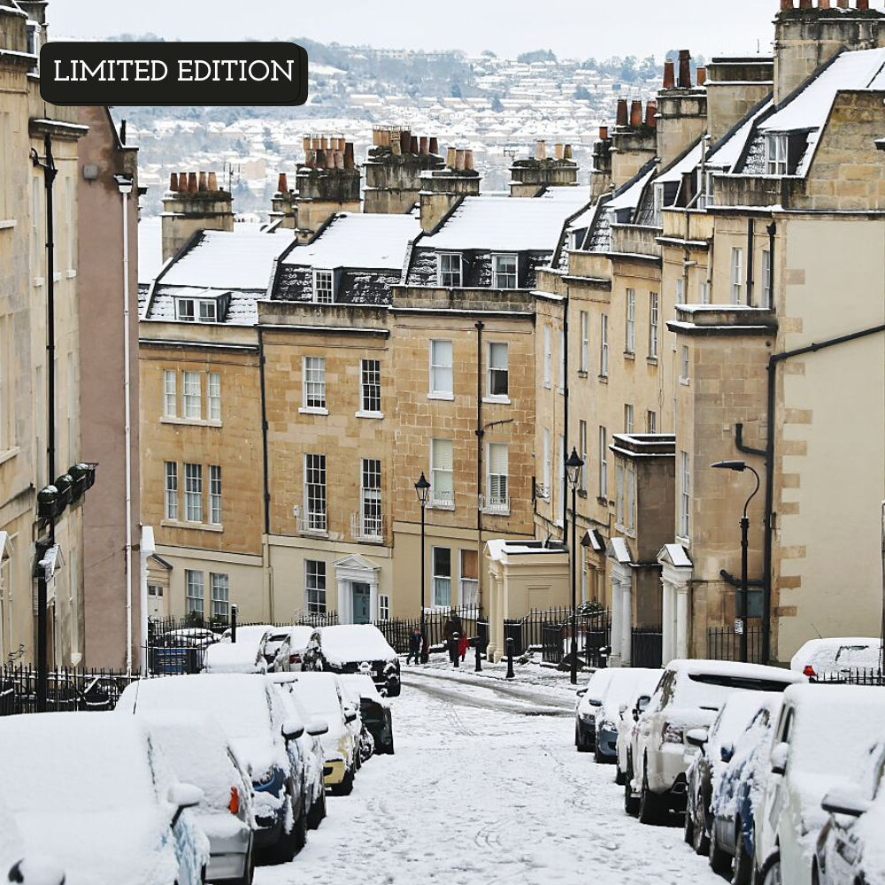 Prints of Bath | Park Street in the Snow - Limited Edition A1 & A2