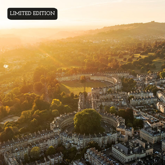 Prints of Bath | The Circus & Crescent "Key" - Limited Edition A1 & A2