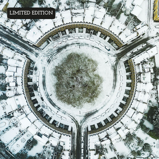 Prints of Bath | Bird's Eye View of The Circus in the Snow - Limited Edition A1 & A2