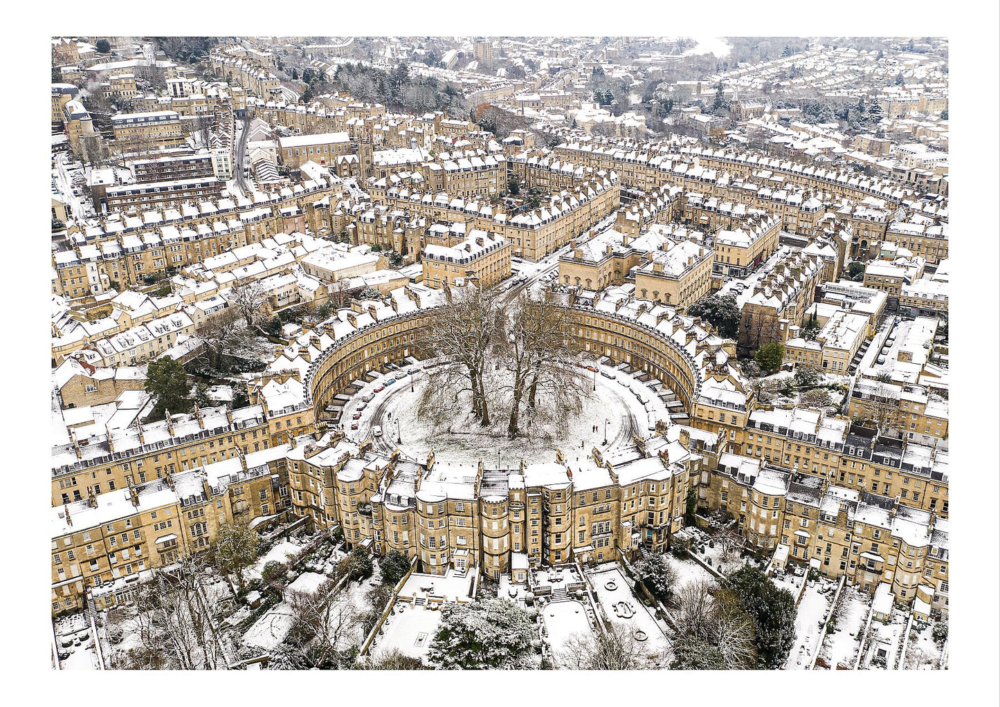 Prints of Bath | The Circus in the Snow - Limited Edition A1 & A2
