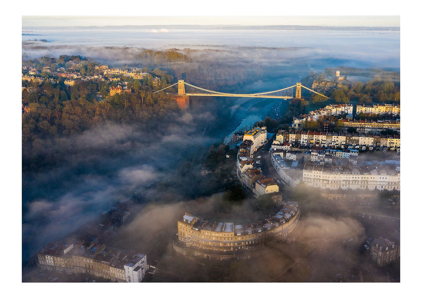 Clifton Suspension Bridge in the Fog - Limited Edition A1 & A2